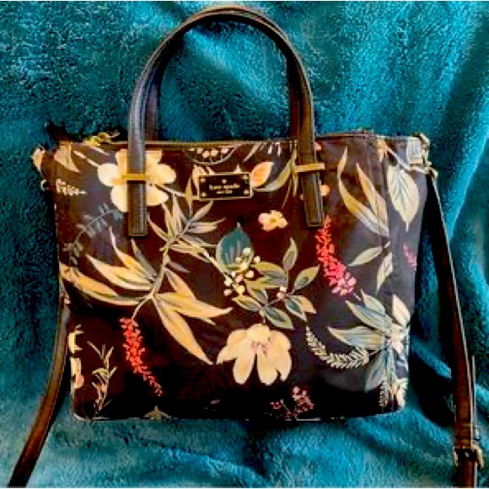 Floral Kate Spade crossbody bag